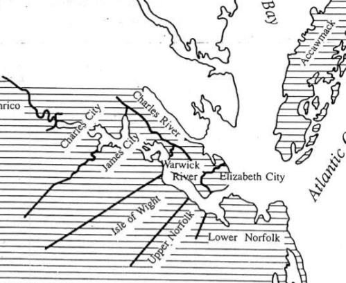 Va Counties 1634