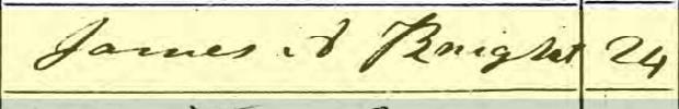 James Knight 1860 cenus Texas