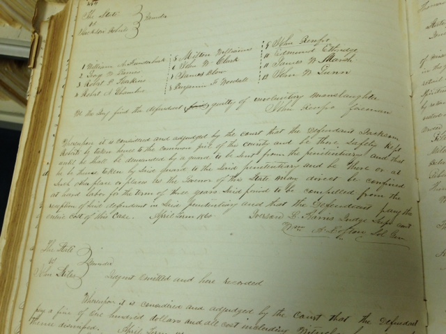 Jackson Roberts Trial