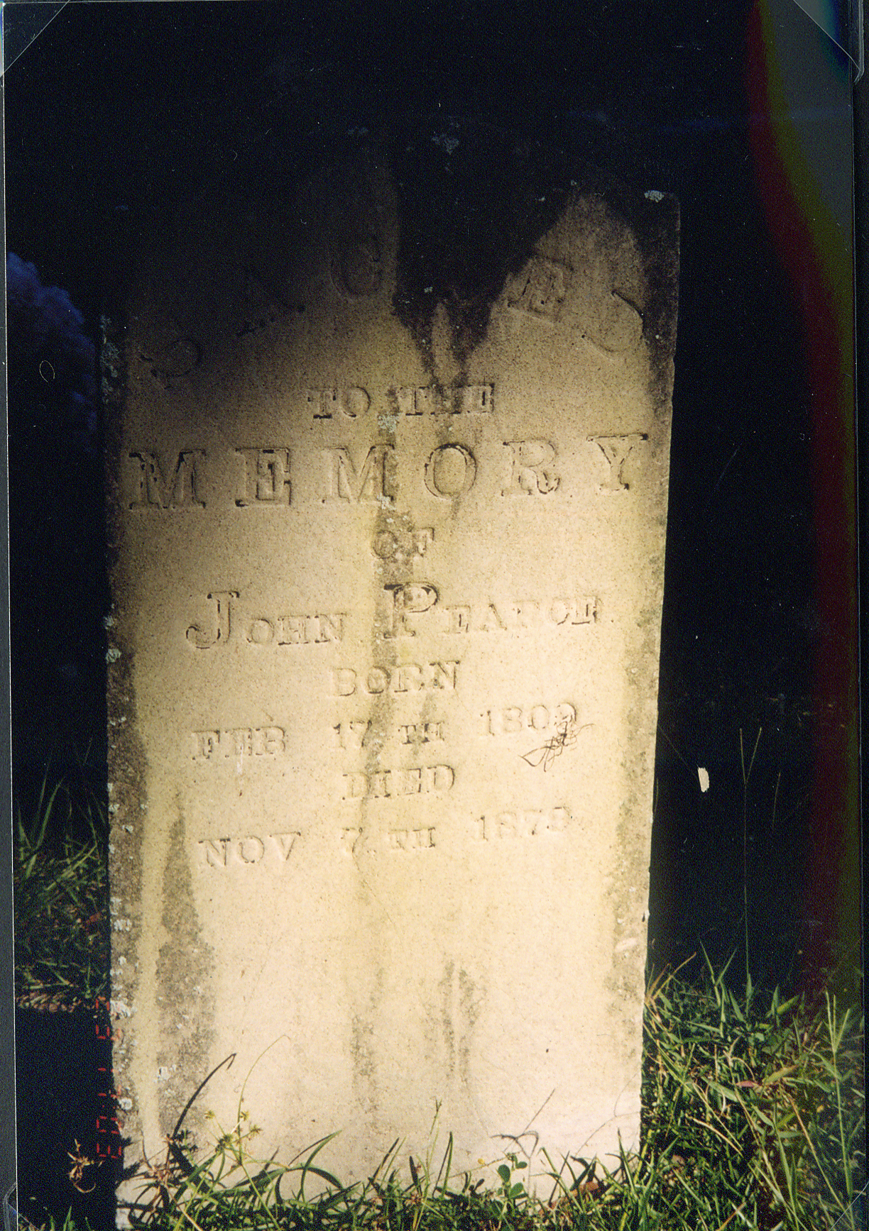 John Pearce Grave