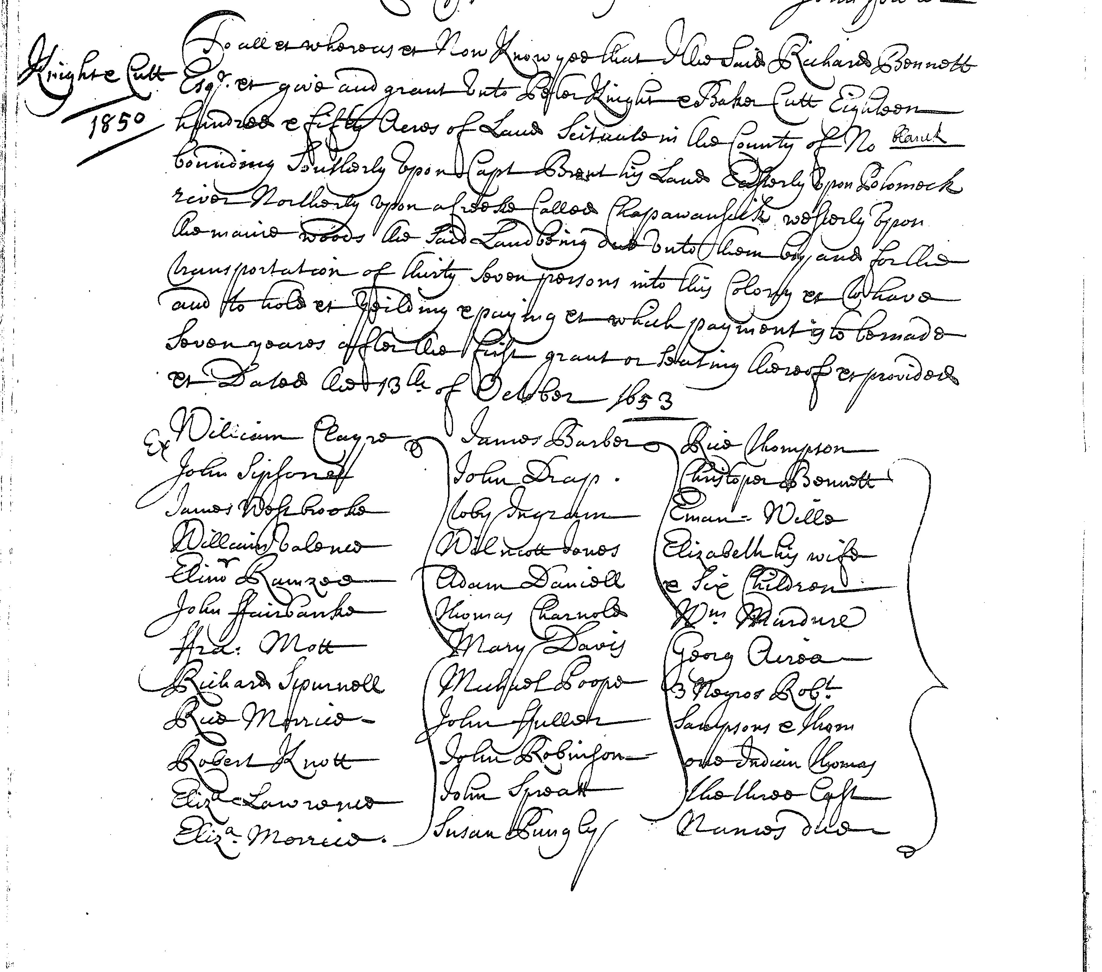 Knight-Cutts List