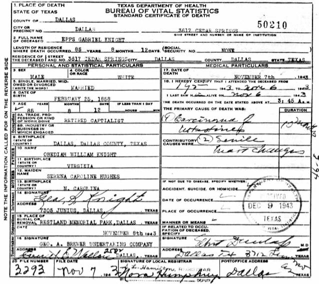 Obadiah William Knight